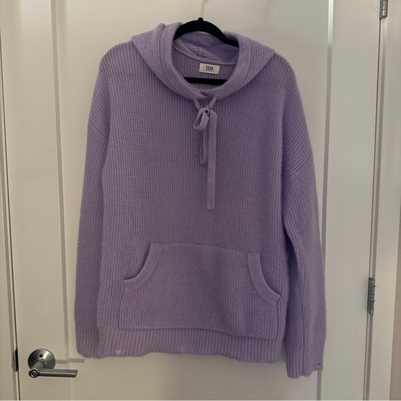 R898 Lavender Knit Hoodie – Size M - Picture 4 of 7